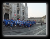 Circa 1.200 militari dell'Esercito Italiano di stanza in Lombardia hanno partecipato all'appuntamento con la Stramilano 2012 - Foto di Luca Cambré