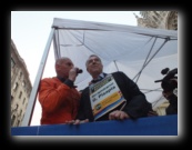 Il Sindaco di Milano Giuliano Pisapia alla Stramilano 2012 - Foto di Luca Cambré