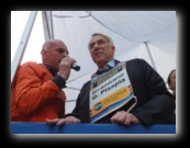 Il Sindaco di Milano Giuliano Pisapia alla Stramilano 2012 - Foto di Luca Cambré